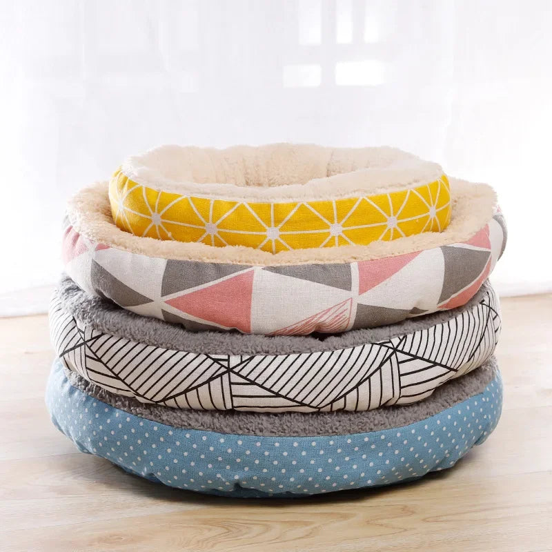Round Dog Bed House